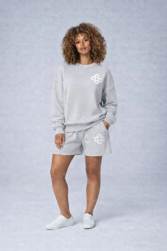 Women's Luxury Logo Co-Ord Lounge Wear Short Set